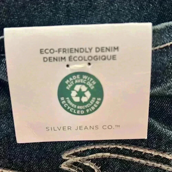 Girls Silver Jeans Co. blue Jean shorts size 16. NWT. - Picture 5 of 10